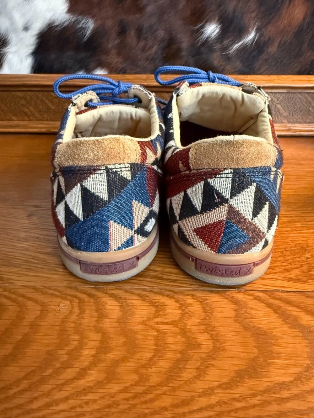 TWISTED X WOMEN'S MIDNIGHT SOUTHWESTERN LOPER SHOES SZ 9.5 - Picture 5 of 12